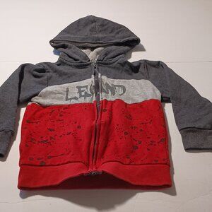 Truth Substance: Black and Red Hoodie Size 4T